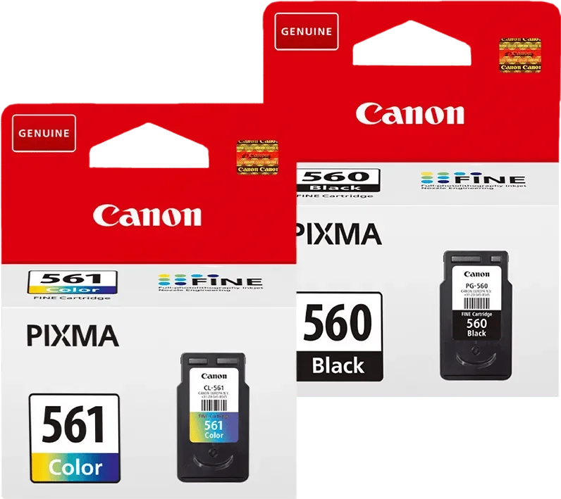 PG-560 + CL-561 Cartridge Combo Pack von Canon – Produktfoto