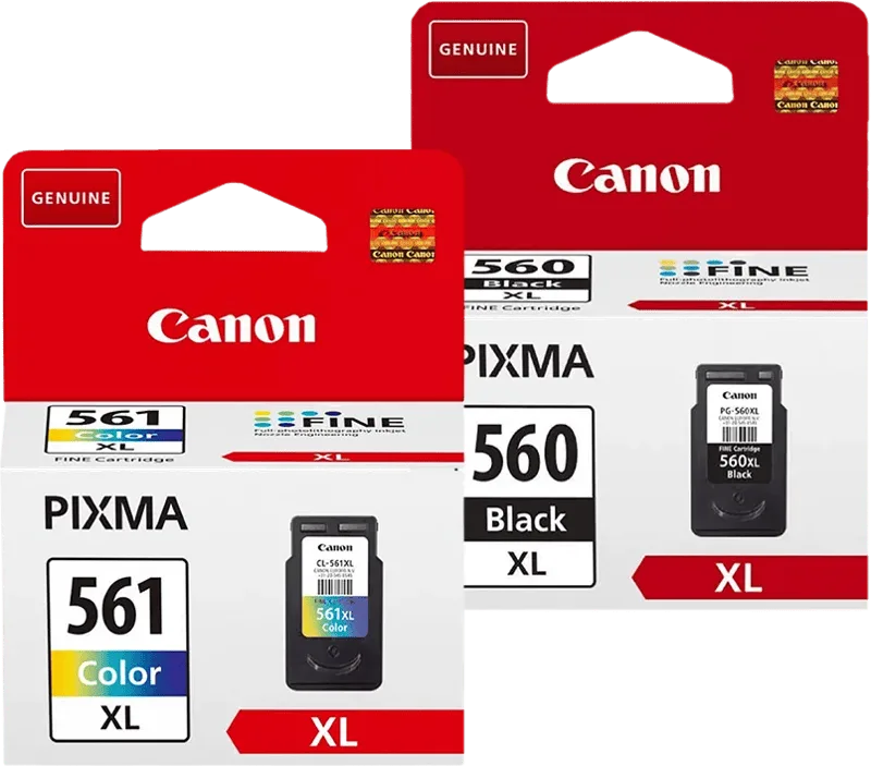 PG-560XL + CL-561XL Cartridge Combo Pack van Canon – productfoto