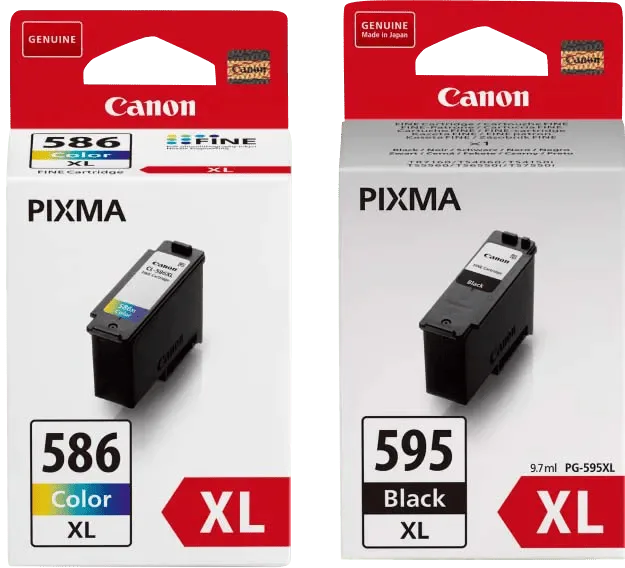 PG-595XL + CL-586XL Cartridge Combo Pack de Canon – photo produit