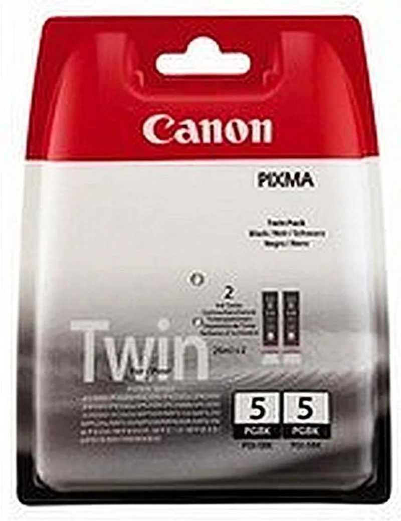 PGI-5 - Inktcartridge / 2-pack von Canon in Schwarz – Produktfoto