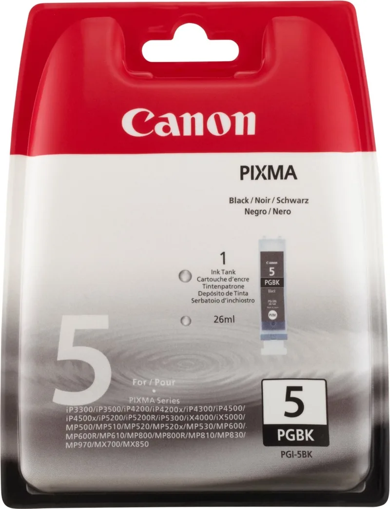PGI-5 - Inktcartridge von Canon in Schwarz – Produktfoto