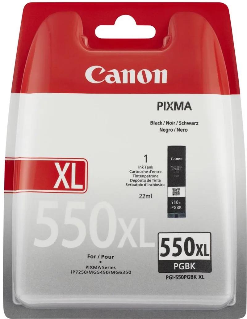 PGI-550PGBK XL - Inktcartridge / Pigment / Hoge Capaciteit by Canon in Black – product photo
