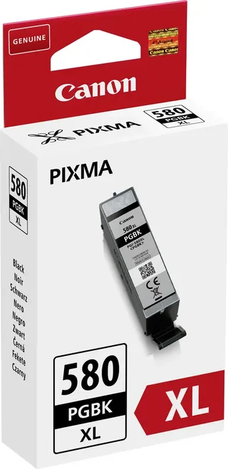 PGI-580PGBK XL inktcartridge 18,5 ml van Canon in Zwart – productfoto 2 van 2