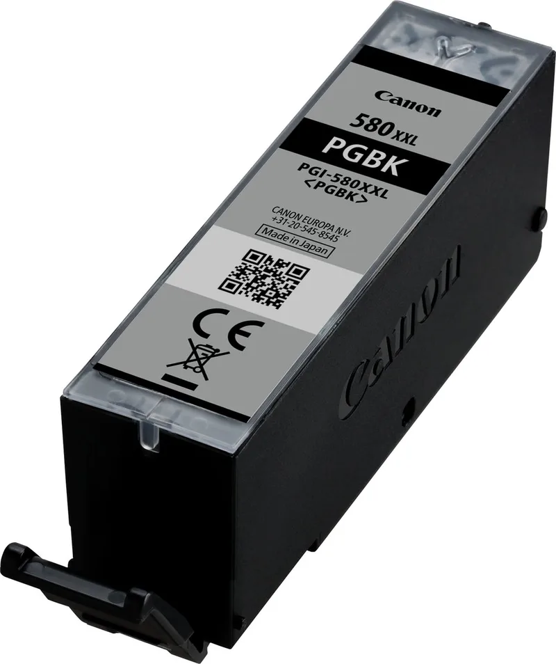 PGI-580PGBK XXL inkt cartridge pigment extra hoge capaciteit (origineel) van Canon in Zwart – productfoto 1 van 2