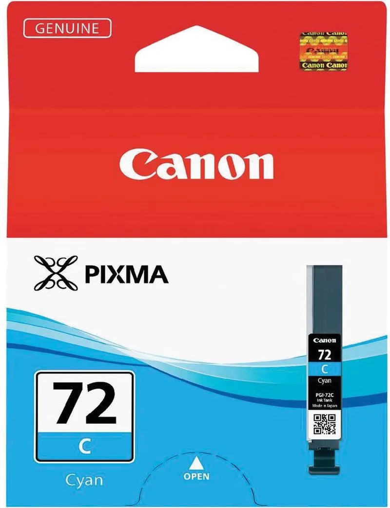 pgi-72 Inktcartridge - Retourzakje van Canon in Cyaan – productfoto