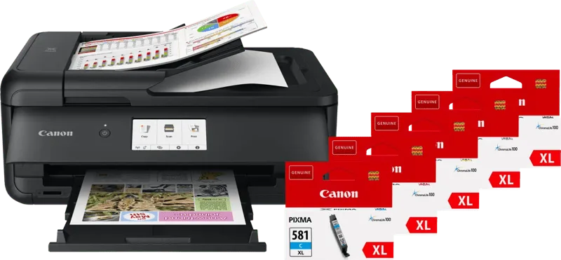 PIXMA TS9550a + 1 set extra XL cartridges de Canon – photo produit