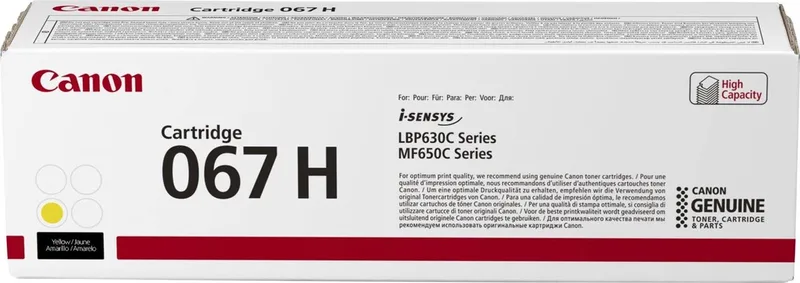 Toner Canon 067H Yellow by Canon in Yellow – product photo