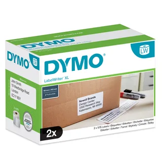 DYMO 102 x 59 mm blanc 1150 pc(s) S0947420 Etiquette dexpédition, Etiquette porte-noms de DYMO – photo produit 1 sur 3