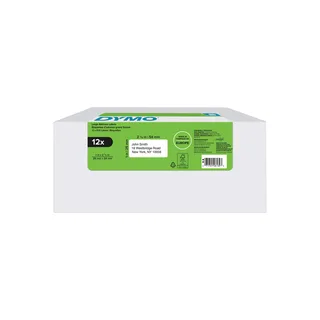 Mærkatrulle 25 x 54 mm Hvid 6000 stk Permanent vedhæftningsevne 2177563 Adresseetiketter von DYMO – Produktfoto 1 von 2