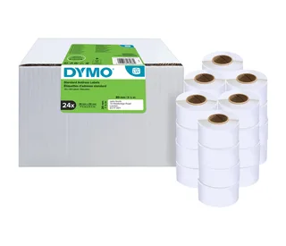 LabelWriter ORIGINAL VORTEILSPACK Adressetiketten 28x89mm, 24 Rollen mit je 130 Etiketten von DYMO – Produktfoto 1 von 2