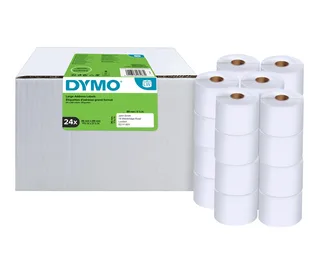 Etiket Dymo LabelWriter adressering 36x89mm 24 rollen á 260 stuks wit de DYMO – photo produit 1 sur 2