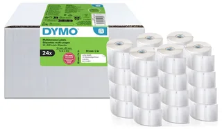 Etiket Dymo LabelWriter multifunctioneel 19x51mm 24 rollen á 500 stuks wit fra DYMO – produktbillede 2 af 2