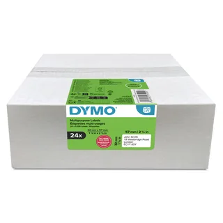 Etiket Dymo LabelWriter multifunctioneel 32x57mm 24 rollen á 1000 stuks wit de DYMO – photo produit 1 sur 2