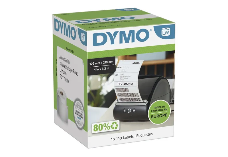 Etiketten Versandetikett 2166659 LabelWriter 102x210mm 140 Stück de DYMO en Blanc – photo produit