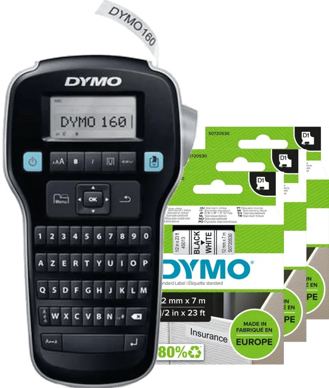 Labelmanager 160 Azerty + 3 extra labels de DYMO – photo produit