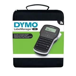 Labelprinter Dymo LabelManager 280 draagbaar qwerty 12mm zwart in koffer fra DYMO – produktbillede 1 af 6