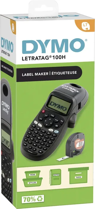 Labelprinter Dymo LetraTag 100H draagbaar abc 12mm zwart by DYMO – product photo 2 of 2