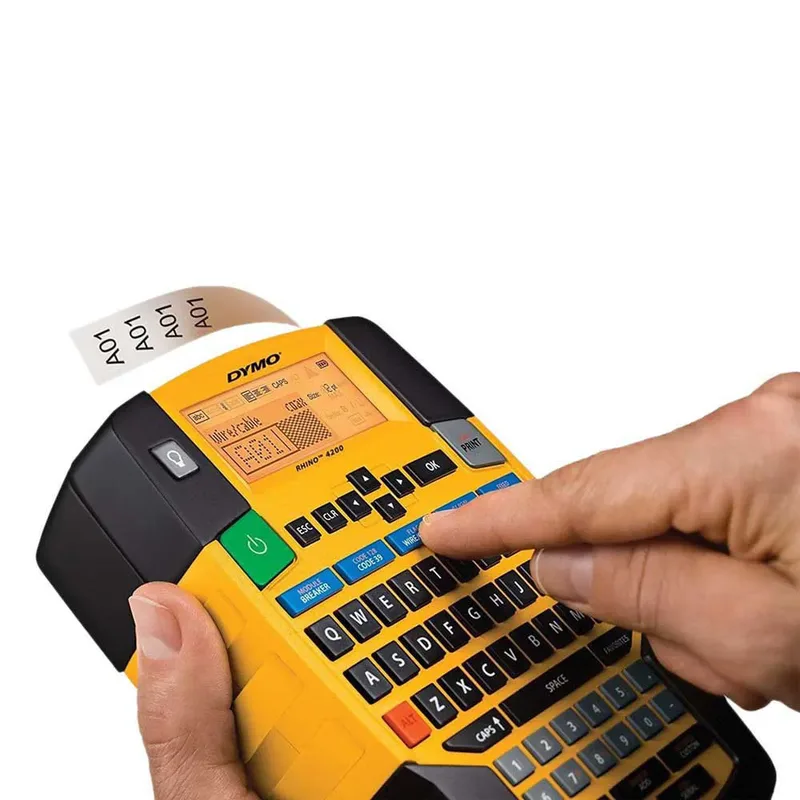 Labelprinter Dymo Rhino 4200 industrieel qwerty 19mm geel in koffer by DYMO – product photo 2 of 6