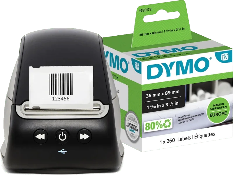LabelWriter 550 + 1 extra label van DYMO – productfoto