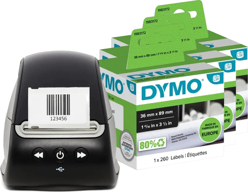 LabelWriter 550 + 3 extra labels von DYMO – Produktfoto