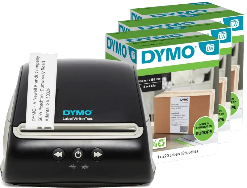 LabelWriter 5XL + 3 extra labels de DYMO – photo produit
