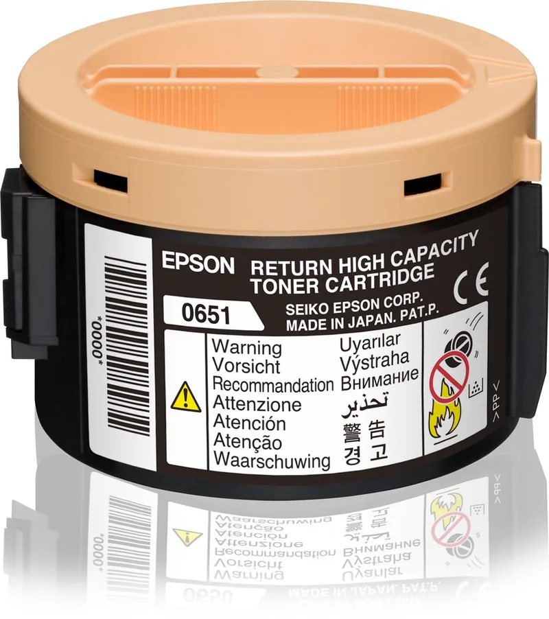 AL-M1400 tonercartridge high capacity 2.200 pagina's 1-pack Return Program by Epson in Black – product photo