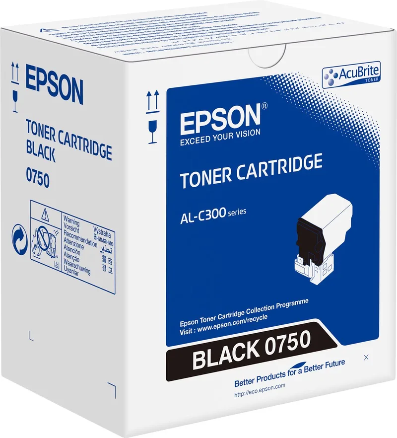 C13S050750 - AL-C300 - Toner fra Epson i Sort – produktbillede