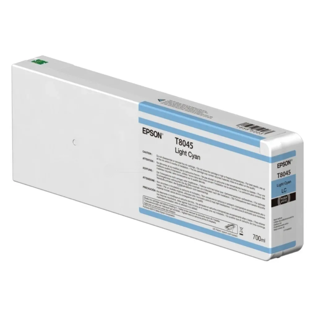 Singlepack Light Cyan T804500 UltraChrome HDX/HD 700ml från Epson – produktbild