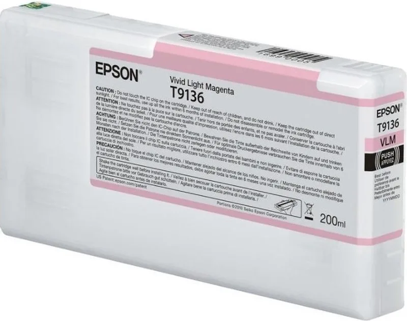 C13T91360N inktcartridge 1 stuk(s) Origineel Helder licht magenta van Epson – productfoto