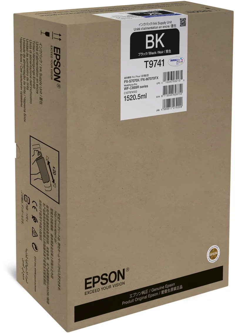 C13T97410N inktcartridge 1 stuk(s) Origineel von Epson in Schwarz – Produktfoto