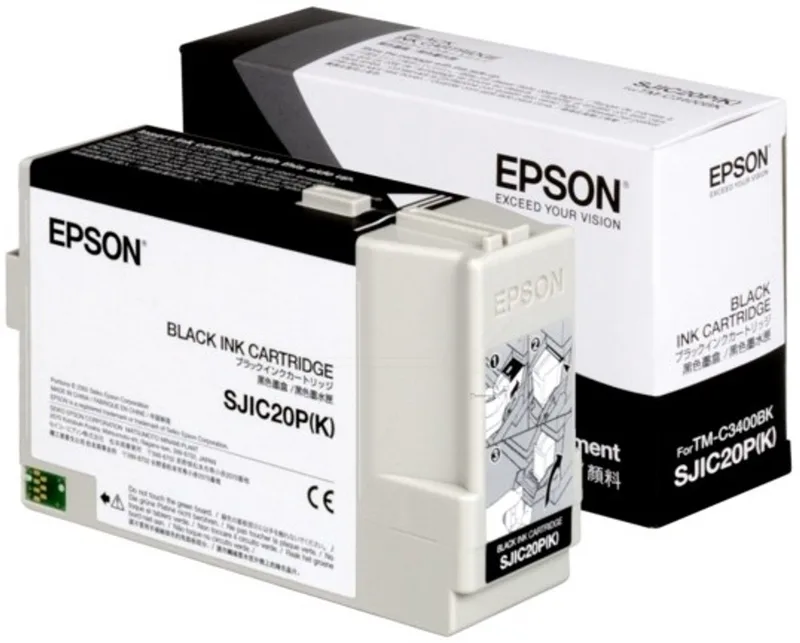 C33S020490 - SJIC20P(K) - Inktcartridge zwart by Epson in Black – product photo