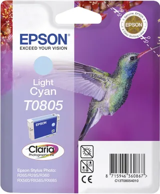 Druckerpatrone T0805 Original Photo Cyan C13T08054011 fra Epson – produktbillede 1 af 2
