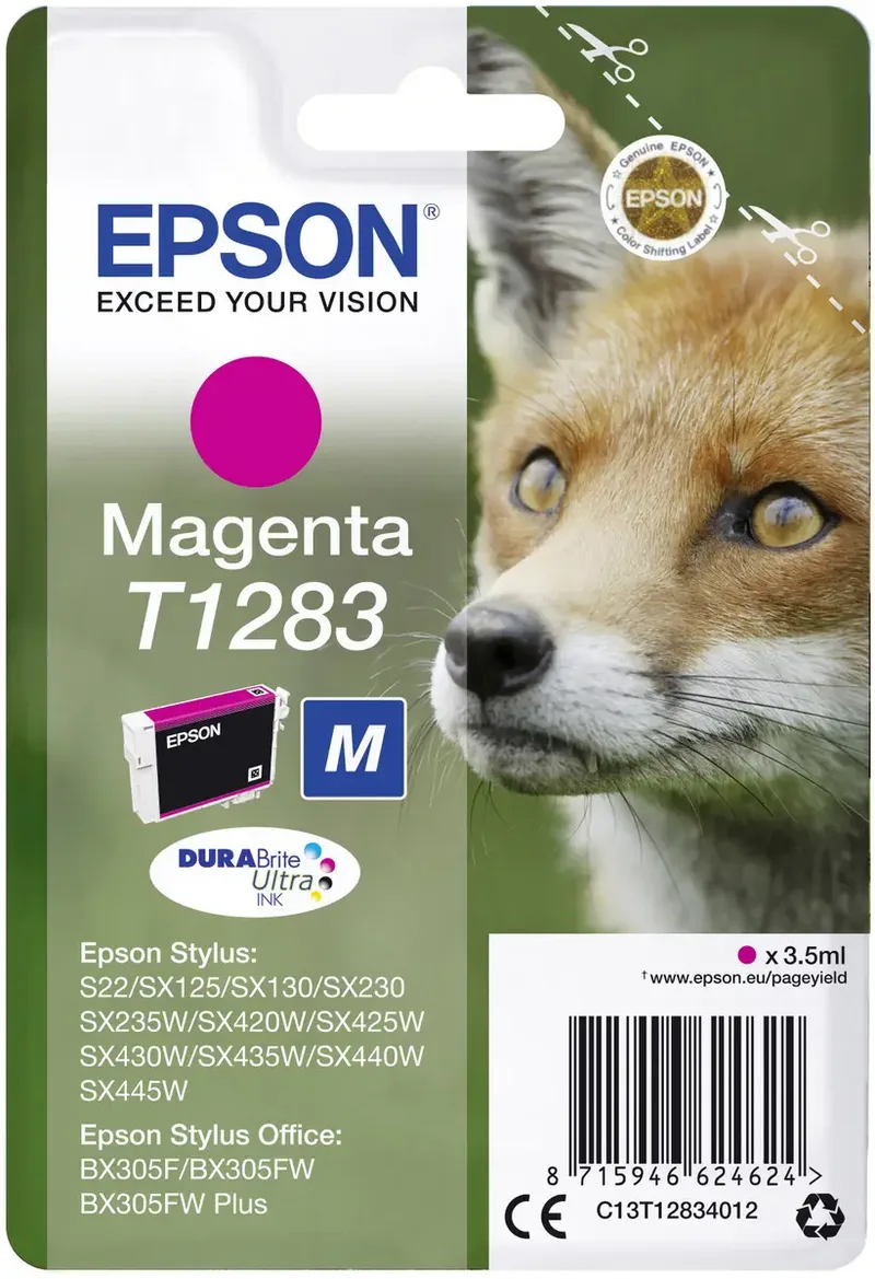Druckerpatrone T1283 Original Magenta C13T12834012 von Epson – Produktfoto