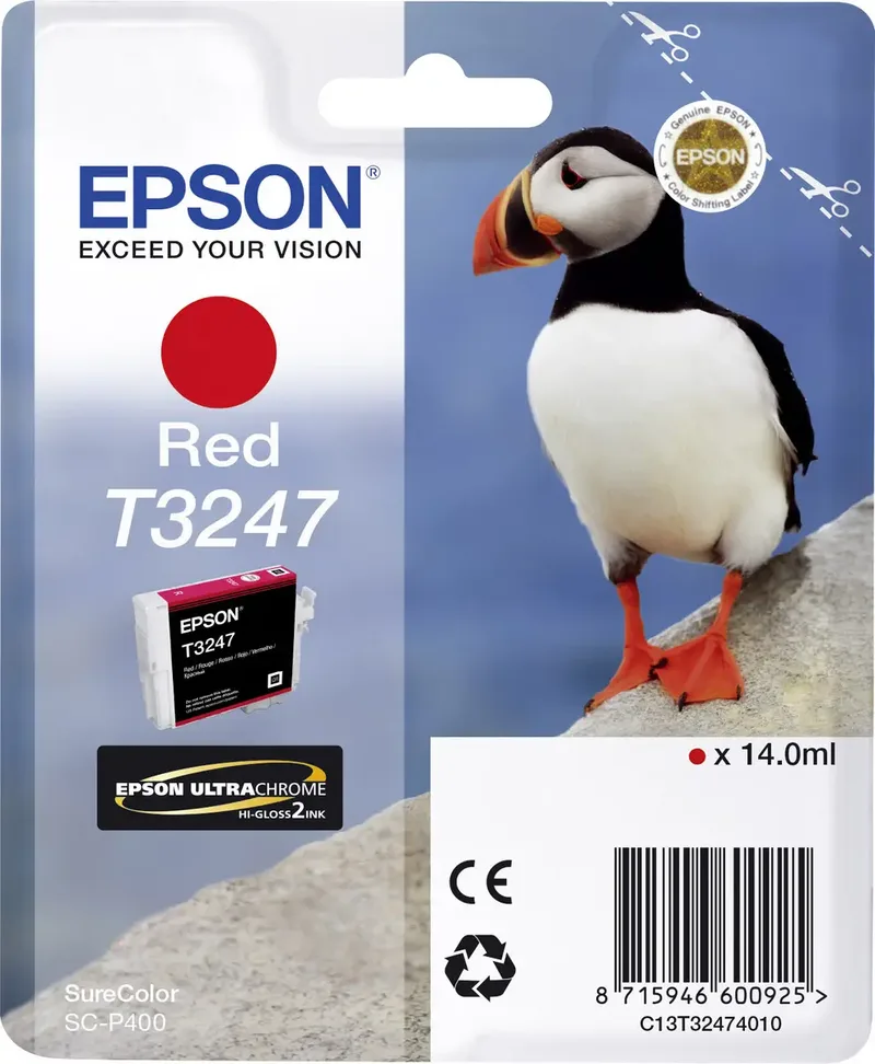 Druckerpatrone T3247 Original Rot C 13 T 32474010 von Epson – Produktfoto
