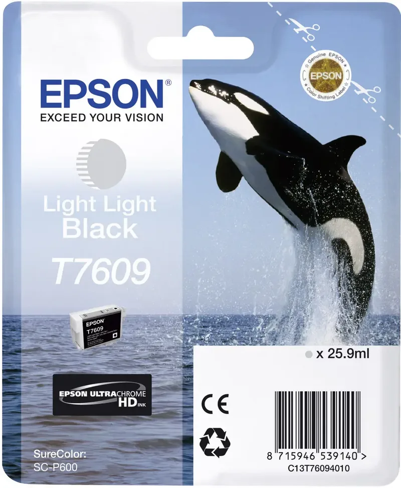 Druckerpatrone T7609 Original Schwarz C 13 T 76094010 von Epson – Produktfoto