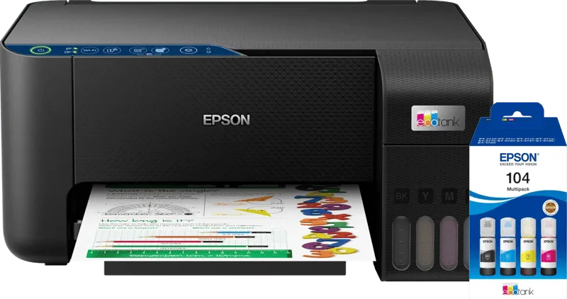 EcoTank ET-2861 + 1 Satz zusätzliche Tintenflaschen fra Epson – produktbillede
