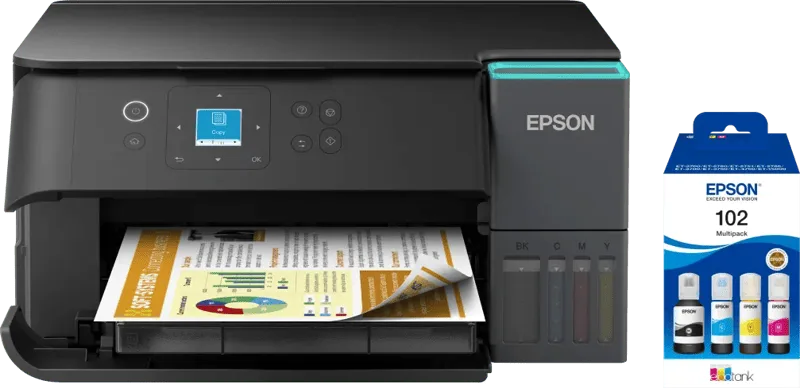 EcoTank ET-2950 + 1 Set zusätzliche Tintenflaschen van Epson – productfoto