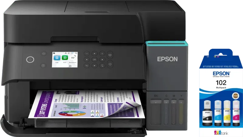 EcoTank ET-3950 + 1 Set zusätzliche Tintenflaschen de Epson – photo produit
