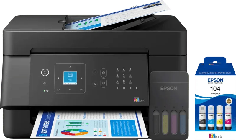 EcoTank ET-4900 + 1 Set zusätzliche Tintenflaschen van Epson – productfoto