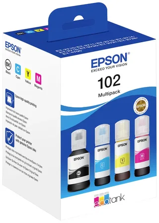 Epson 102 - EcoTank Inktflessen - Multipack - Kleur by Epson in Black – product photo 2 of 2
