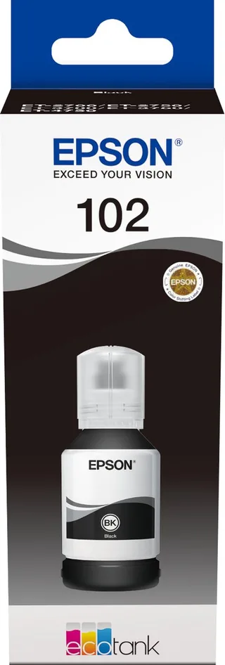 Epson 102 - Inktfles - 127 ml van Epson in Zwart – productfoto 1 van 2