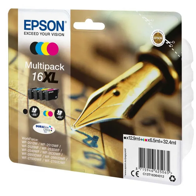 Epson 16XL Ink Cartridge Multi - CMYK von Epson in Cyaan – Produktfoto