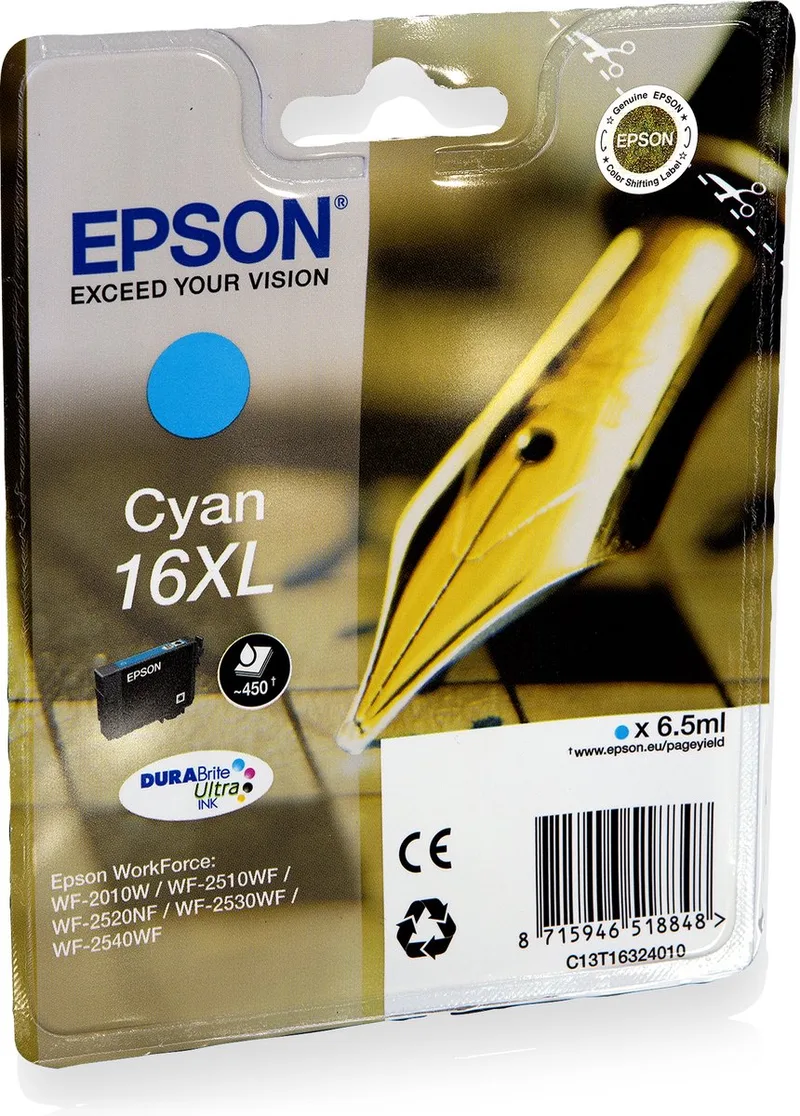 Epson 16XL - Inktcartridge / Cyaan by Epson in Blue – product photo