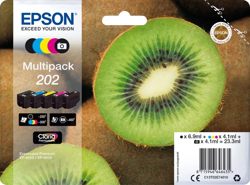 Epson 202 inktcartridge - 5-kleuren by Epson in Black – product photo