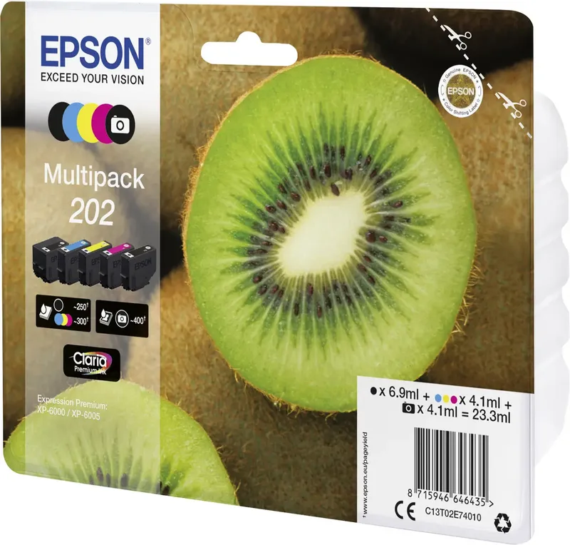 Epson 202 - Inktcartridge / Multipack van Epson in Meerkleurig – productfoto 2 van 2