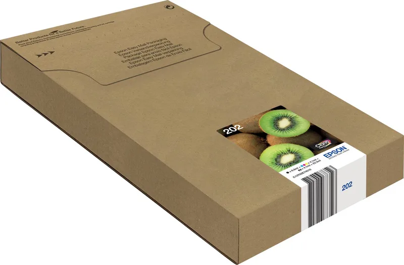 Epson 202 Kiwi Claria - Inktcartridge - EasyMail - Multipack - Kleur de Epson en Noir – photo produit