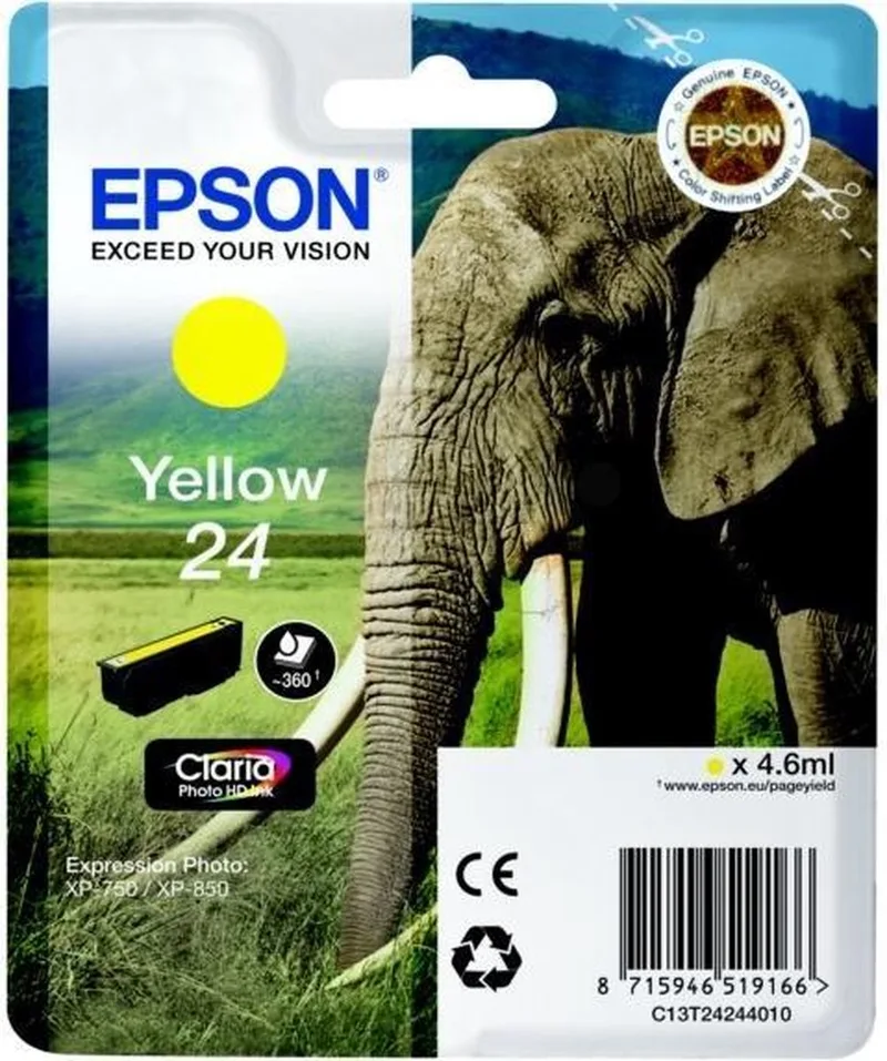 Epson 24 (T2424) - Inktcartridge by Epson in Yellow – product photo