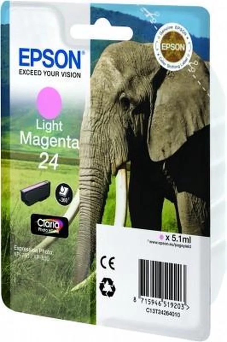 Epson 24 (T2426) - Inktcartridge / Licht by Epson in Magenta – product photo