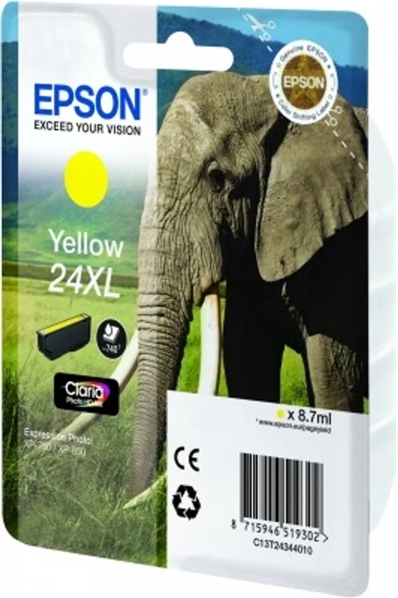 Epson 24XL - Inktcartridge / Hoge Capaciteit by Epson in Yellow – product photo