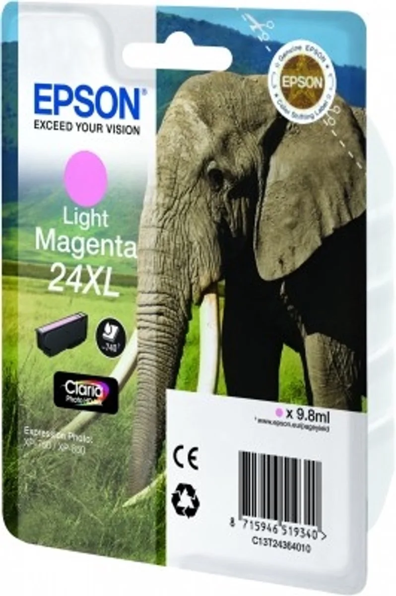 Epson 24XL - Inktcartridge / Hoge Capaciteit de Epson en Licht Magenta – photo produit